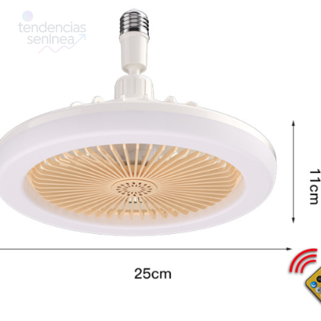 Foco Led con Ventilador y control remoto